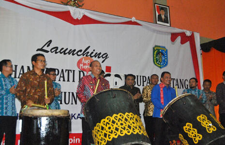 KPUD-Pemkab Launching Tahapan Pilkada
